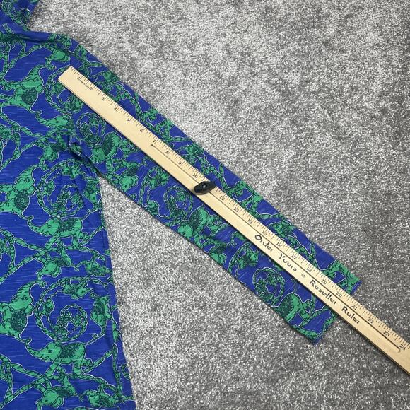 Lilly Puiliter Tunic Top Womens Small Hoodie Elephant Embroidery Beach Pool - Picture 11 of 12